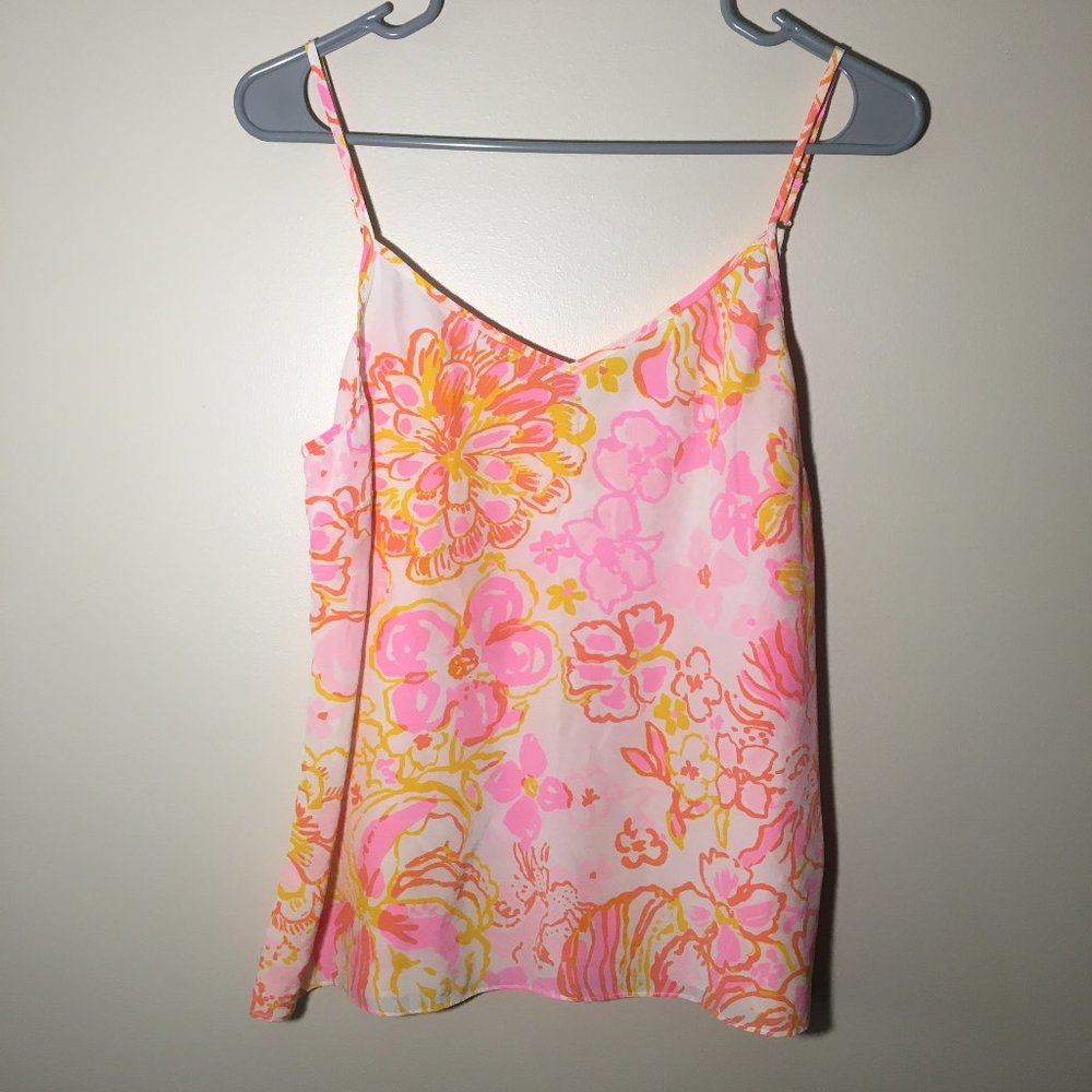Lilly Pulitzer Silk Floral Cami